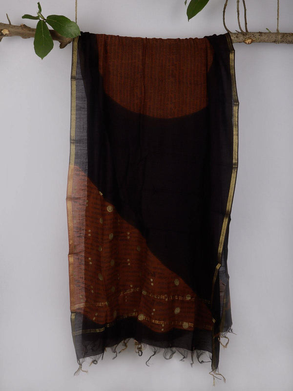 Chanderi Silk Cotton Dupatta - DUP1 Label Veena